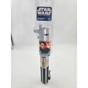 Star Wars Clone Wars Anakin Skywalker Expanding Lightsaber Sealed New